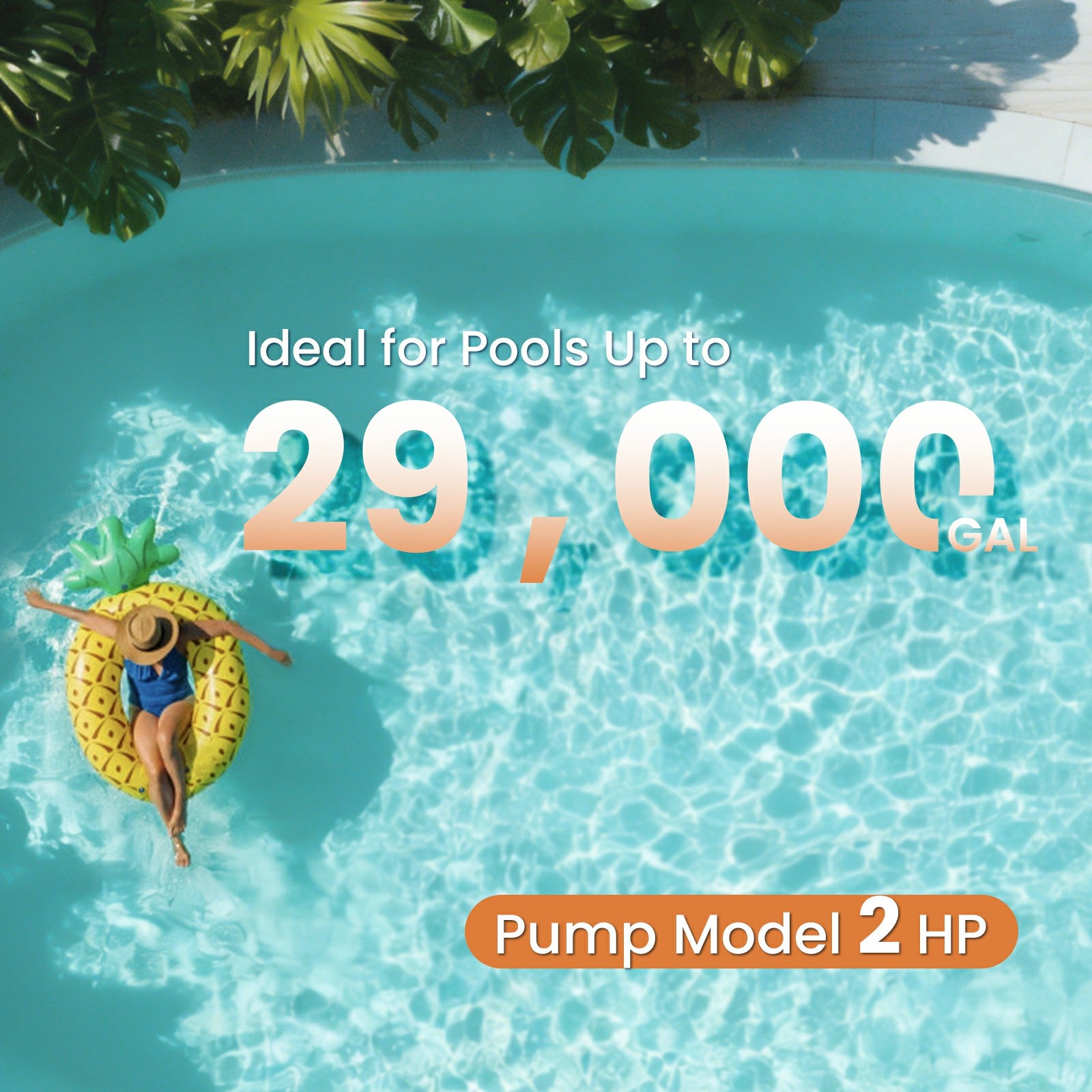 VIDAPOOL Sand Filter System with 6-Way Valve, Top-Mount Valve Pool Sand Filter (Pool Pump Not Included) , 19in Pool Filter Fits all Above Ground Pools & Inground Pools Up to 29000 Gallons