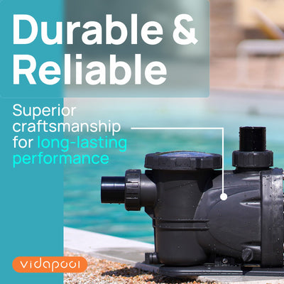 SPT200-LV In/Above Ground Pool Pump, Self Primming High Flow (with Timer, 2HP, 8120 GPH, 115V)