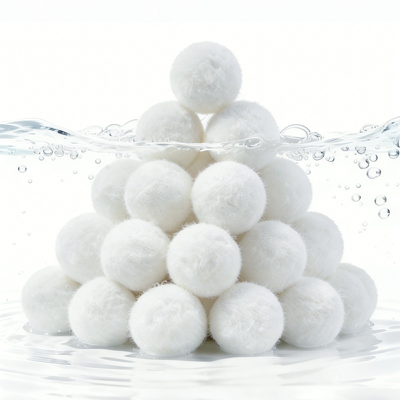 SPSGB031W 3.1 lbs White Pool Filter Balls for Sand Filters Replaces 100 lbs Pool Filter Sand