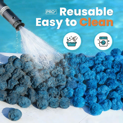 SPSGB046B 4.6 lbs Blue Pool Filter Balls for Sand Filters Replaces 100 lbs Pool Filter Sand