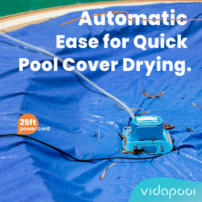 SUC50E 1/2 HP Pool Cover Pump | 2169 GPH | Auto On/Off | 25ft Cord