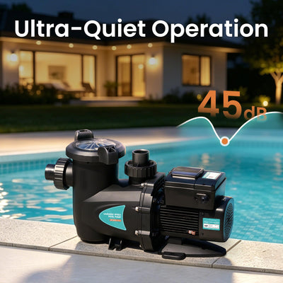 SPPM300-HV Variable Speed Pool Pump, In/Above Pool Pump with Filter Basket, 3 HP, 220V, 11100GPH